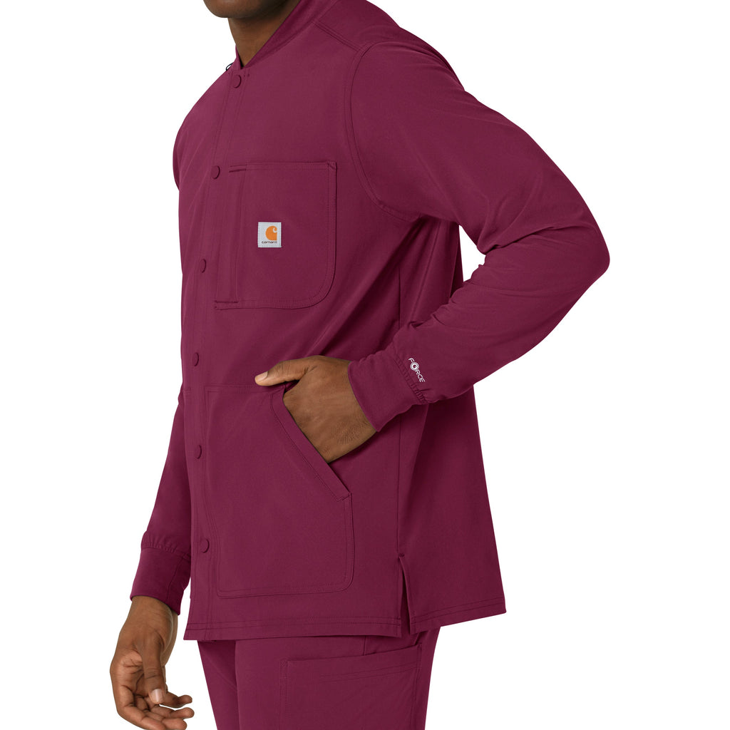 Force Cross-Flex C86210 Men's Shirt Jacket Wine