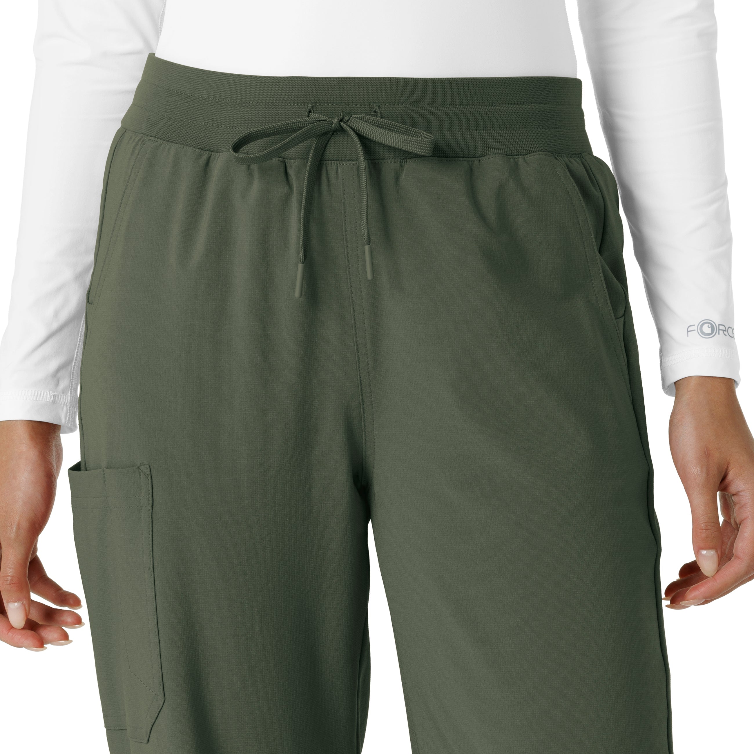 Force Cross-Flex C53310 Women's Boot Cut Scrub Pants Olive