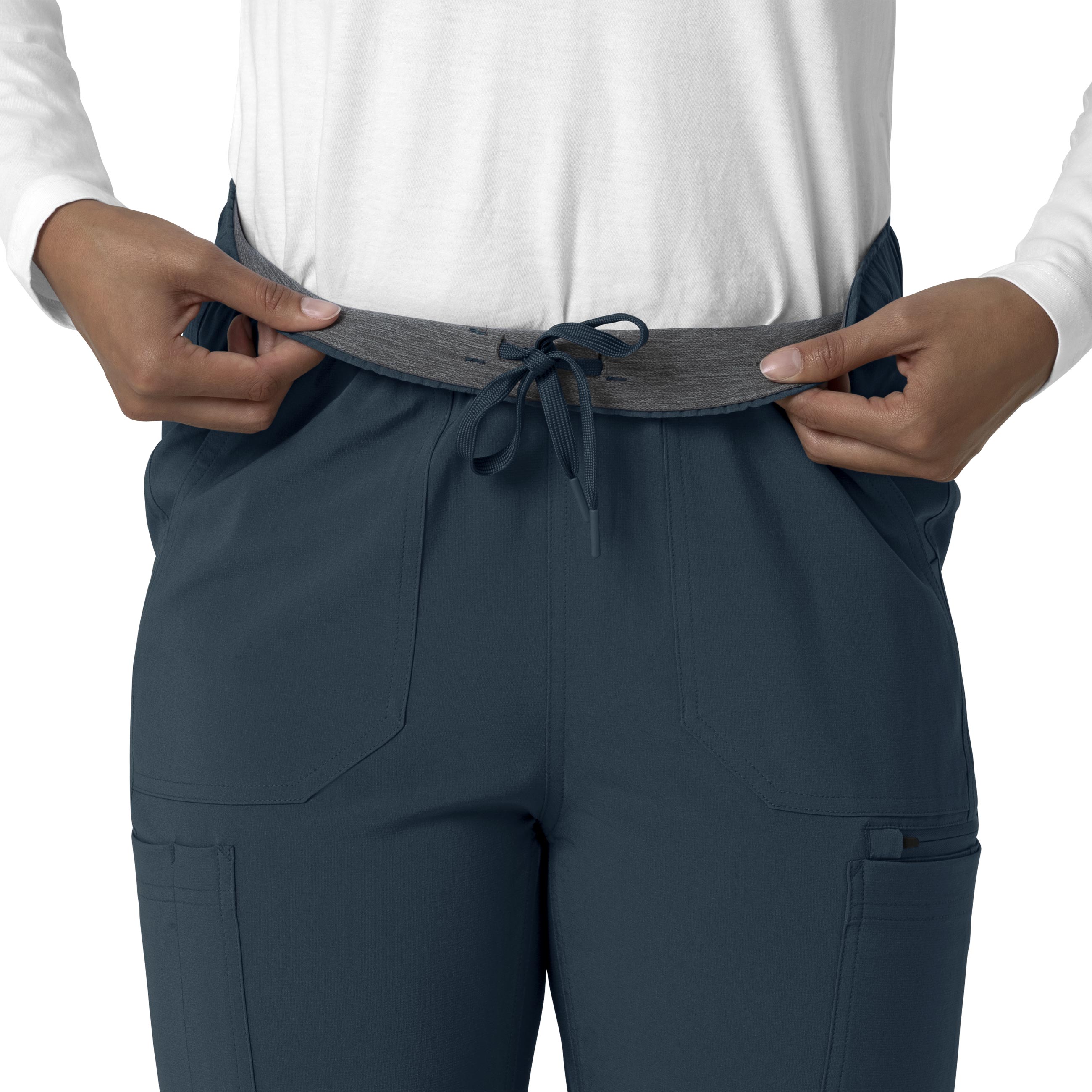 Force Cross-Flex C53210 Straight Leg Cargo Scrub Pants Navy