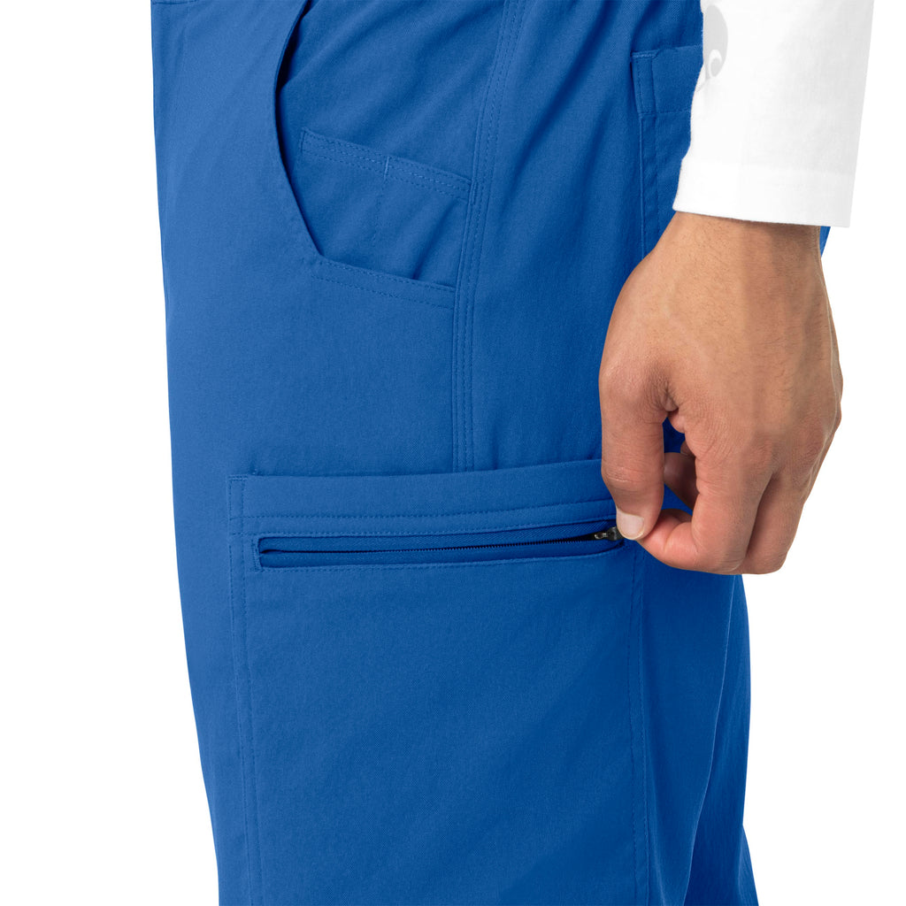 Rugged Flex Peak C55037 Men's Straight Leg Cargo Scrub Pants Royal