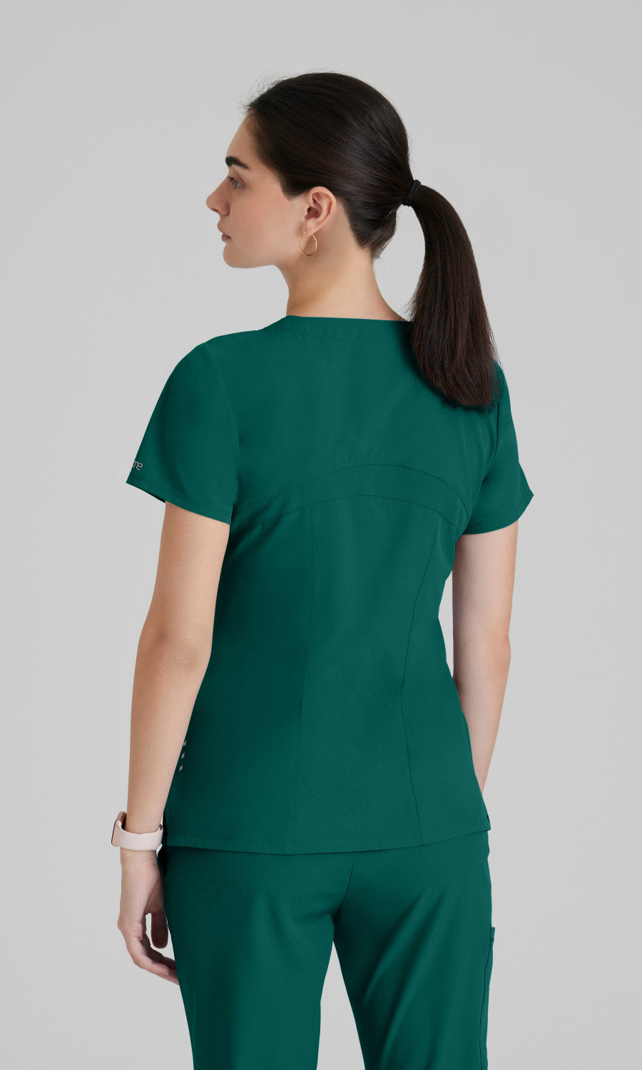 Barco One 5106 Pulse Scrub Top Hunter Green