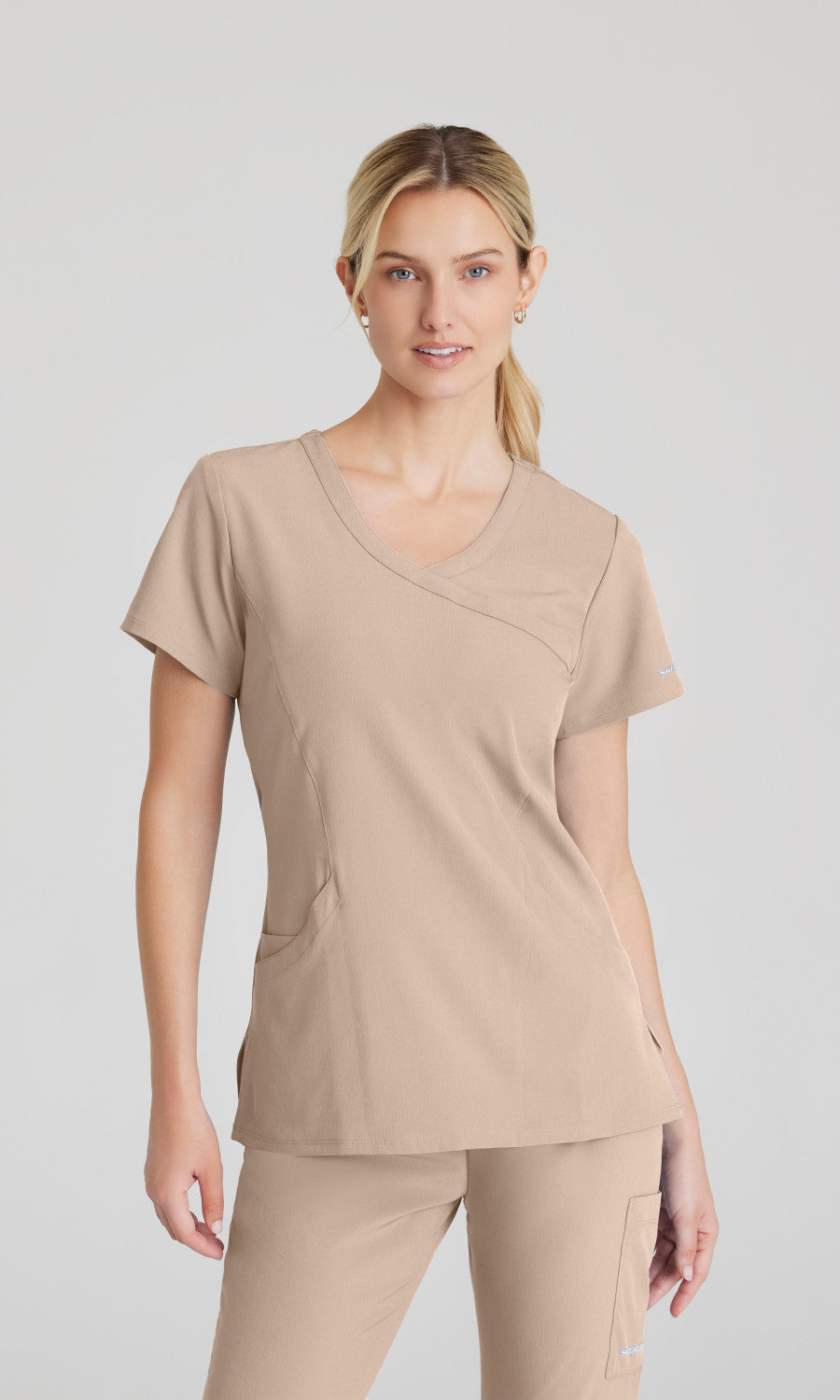Skechers SK102 Reliance Scrub Top New Khaki