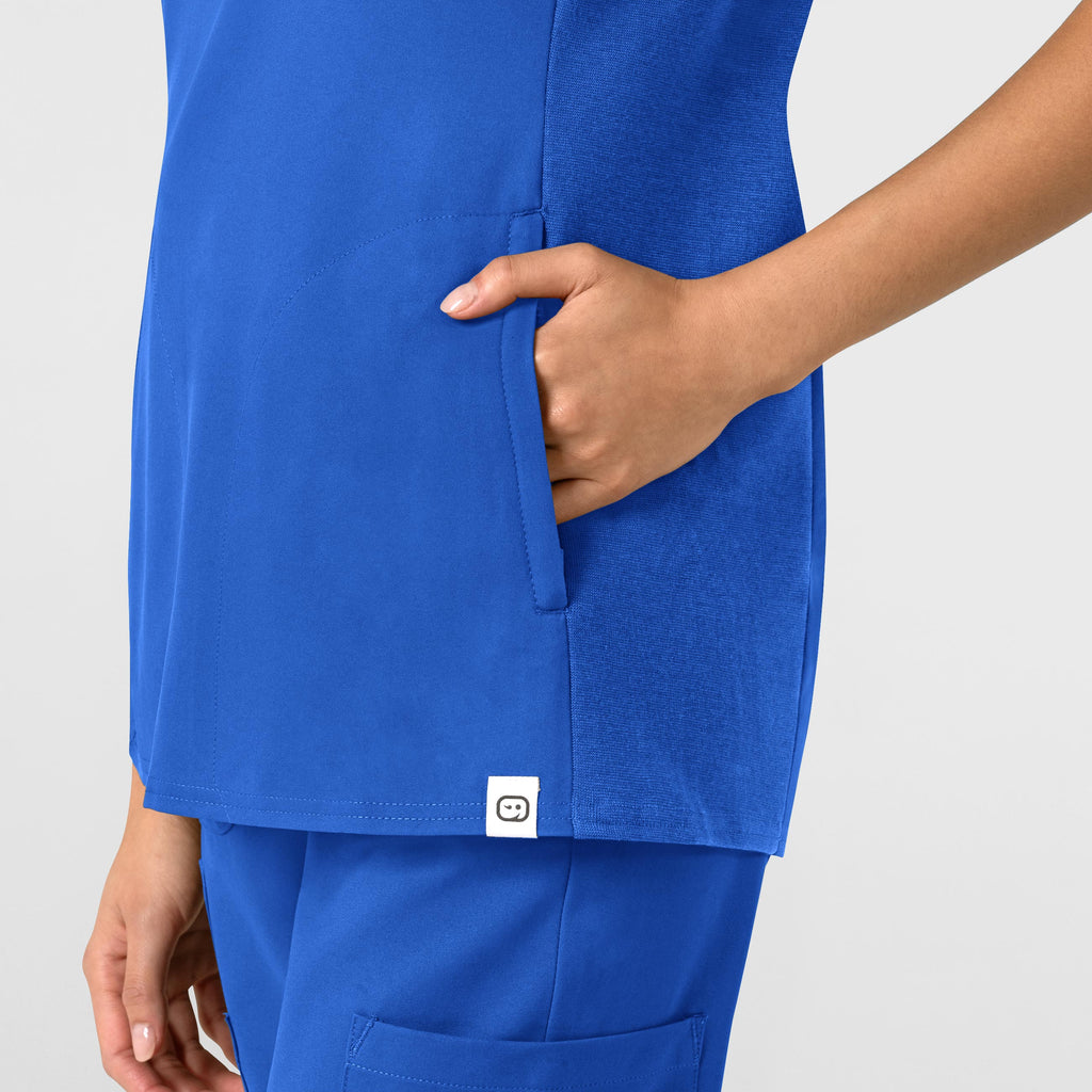 Thrive 6522 Flex-n-Reach V-Neck Scrub Top Royal