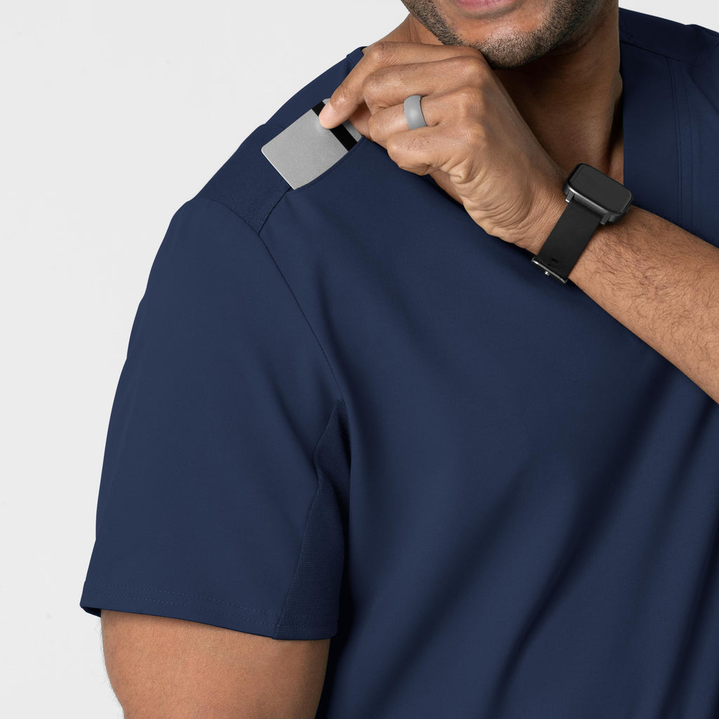 Thrive 6622 Men's Utility V-Neck Scrub Top Navy