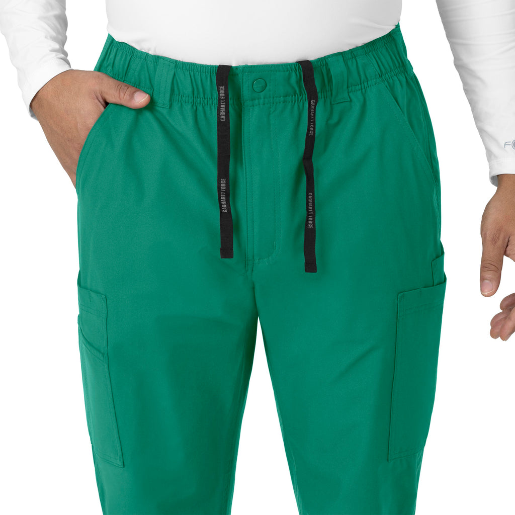 Force Essentials C56113 Men's Straight Leg Cargo Scrub Pants Hunter