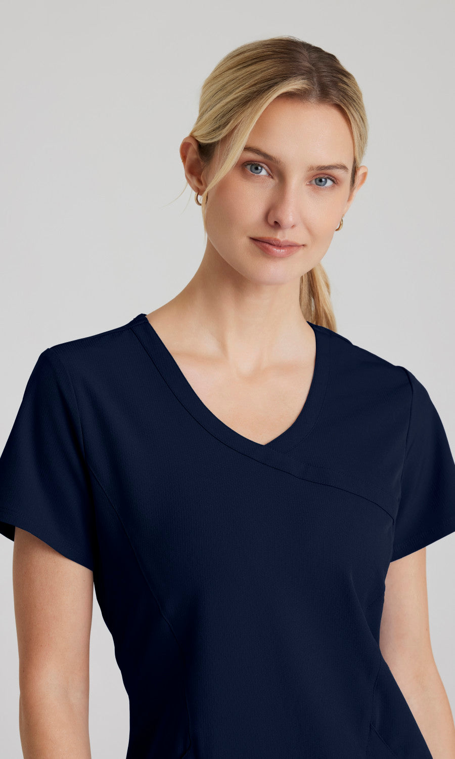 Skechers SK102 Reliance Scrub Top Navy