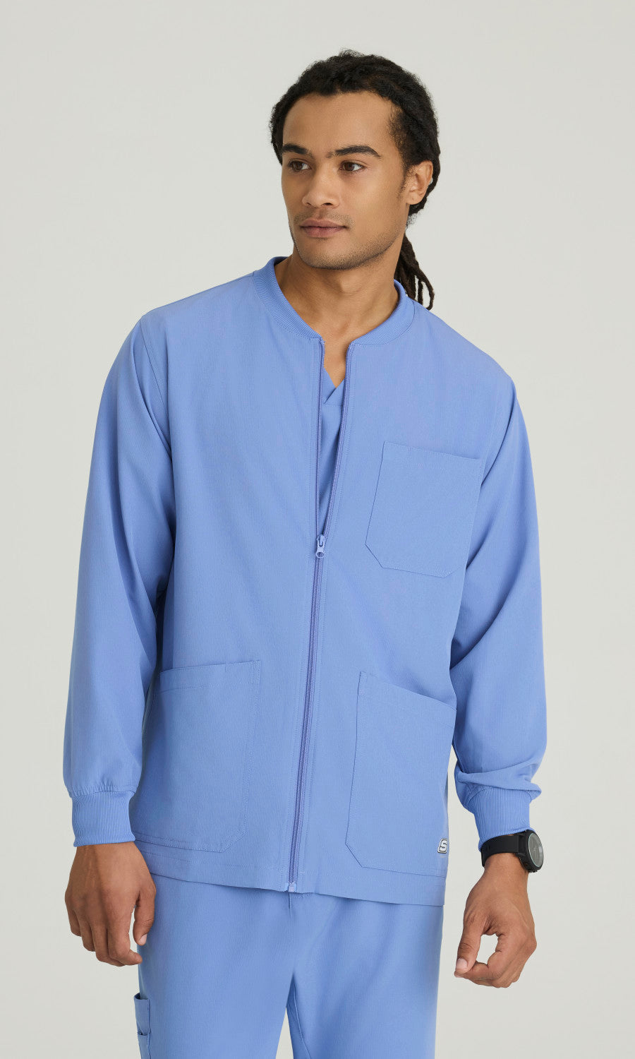 Skechers SK0408 Structure Scrub Jacket Ciel Blue