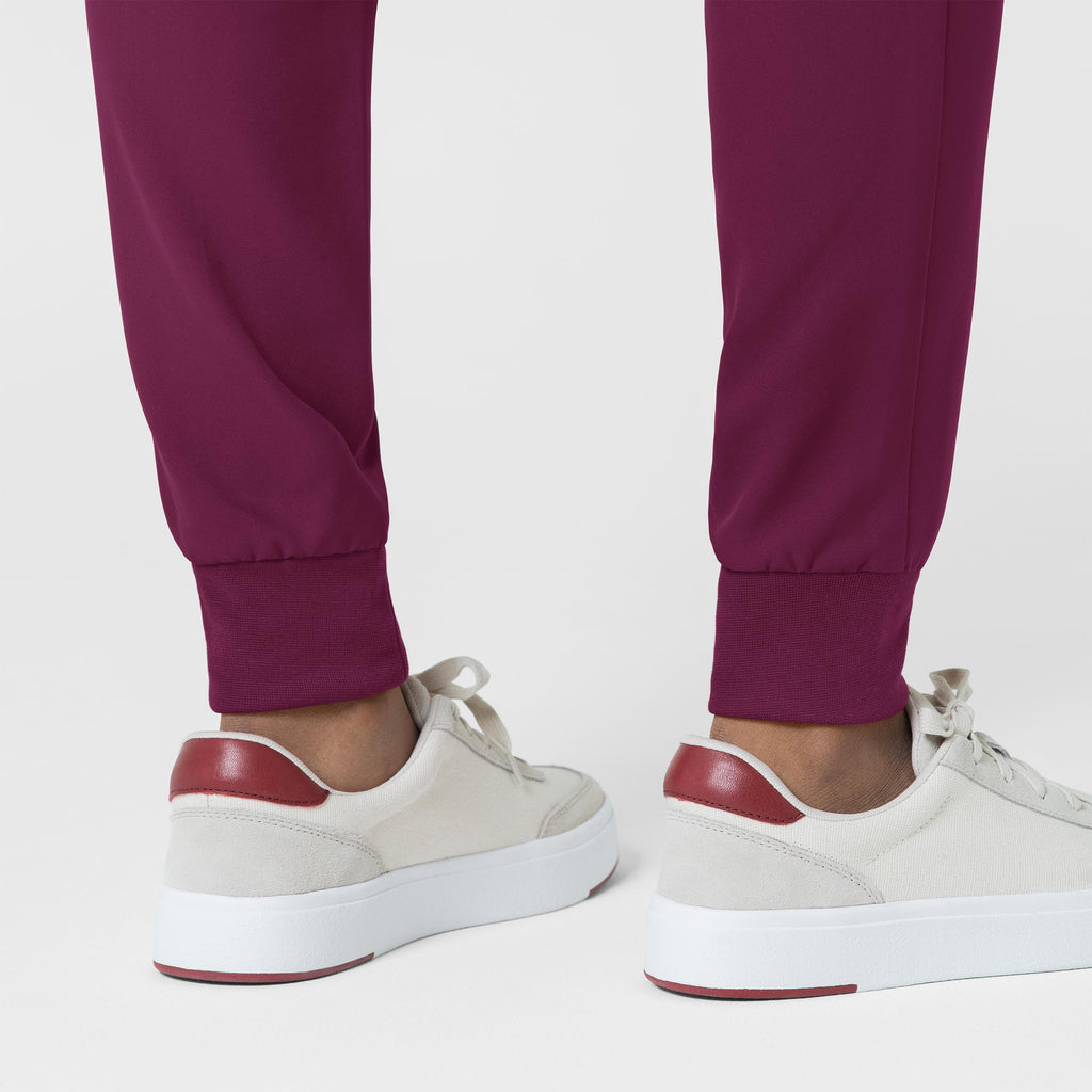 Thrive 5122 Cargo Jogger Scrub Pants Wine
