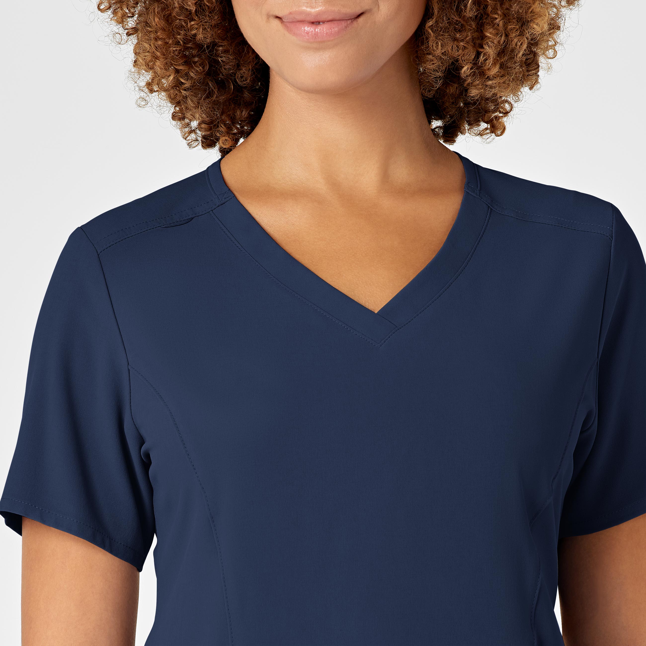 RENEW 6134 V-Neck Scrub Top Navy