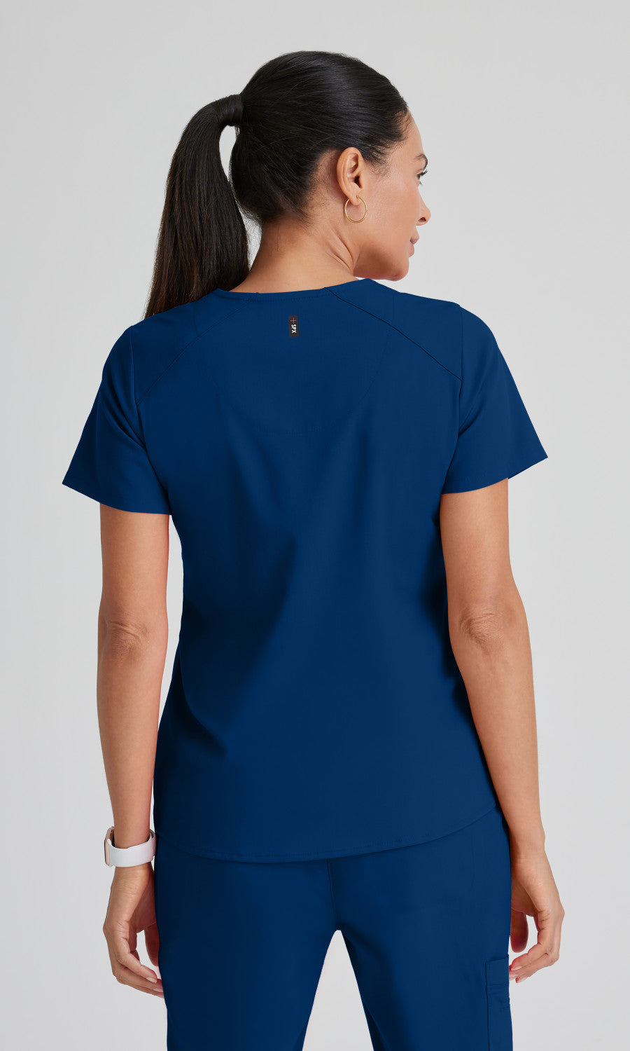 Grey's Anatomy Stretch GRST011 Emma Scrub Top Indigo