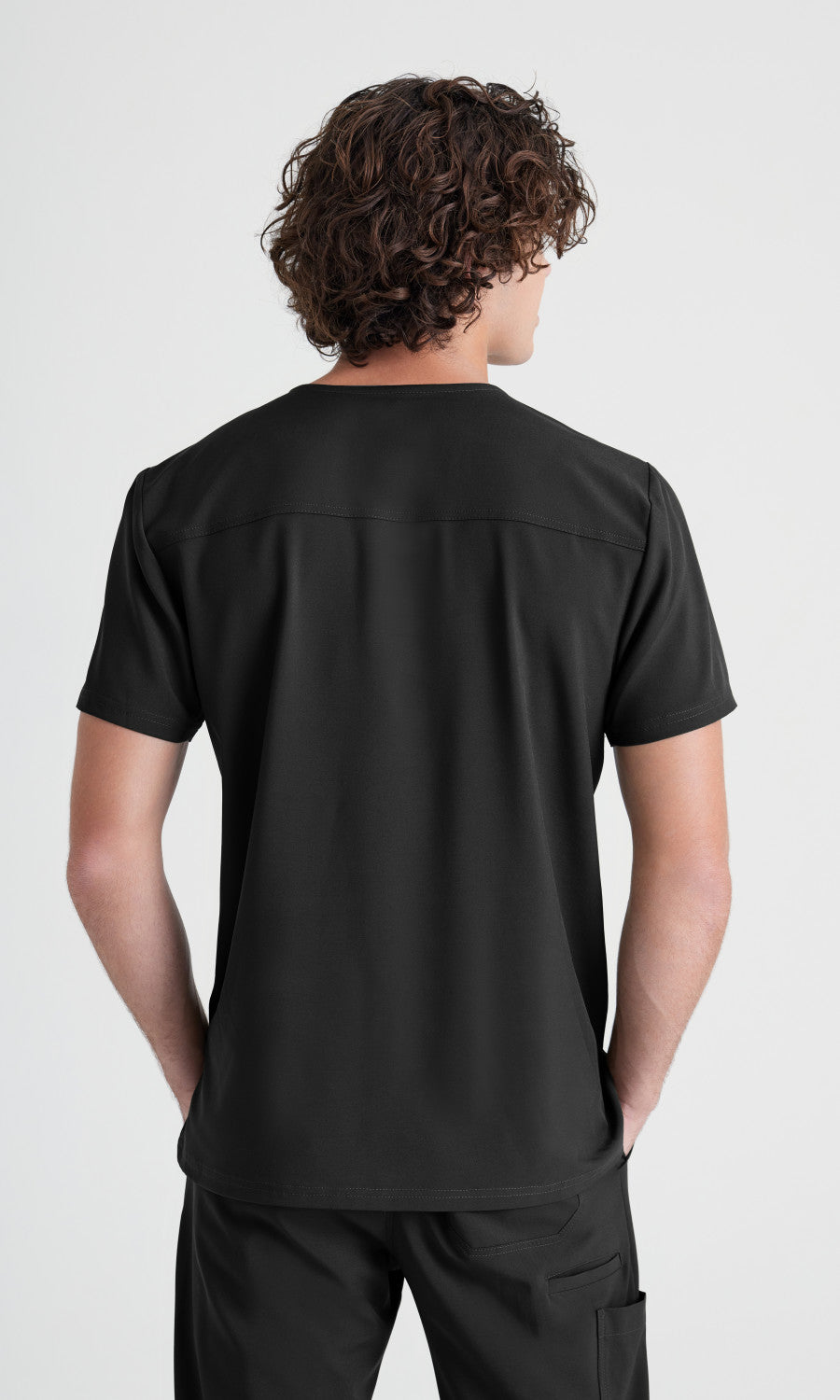 Grey's Anatomy Evolve GSST179 Journey Scrub Top Black