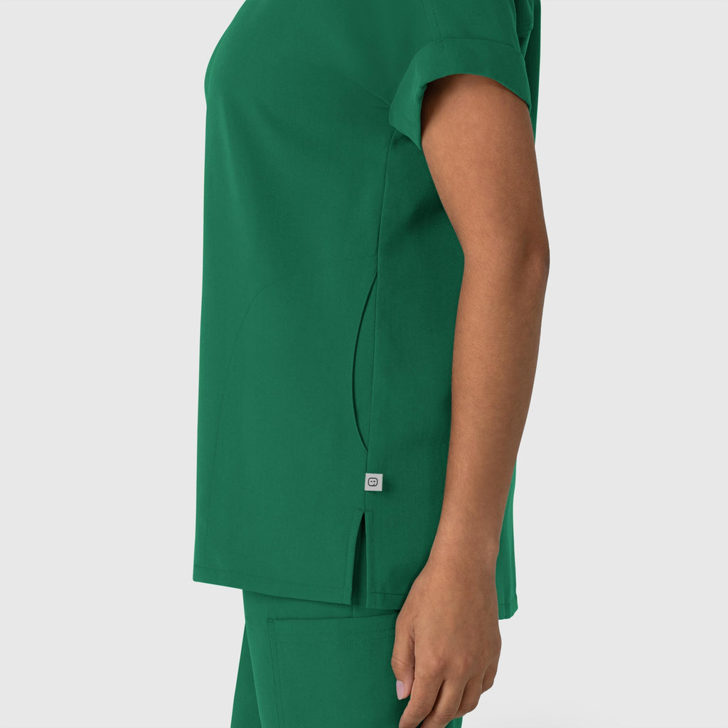 Nova 6232 Drop Shoulder Boxy Scrub Top Hunter