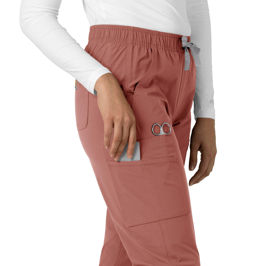 Force Essentials C51213 Straight Leg Scrub Pants Wildrose