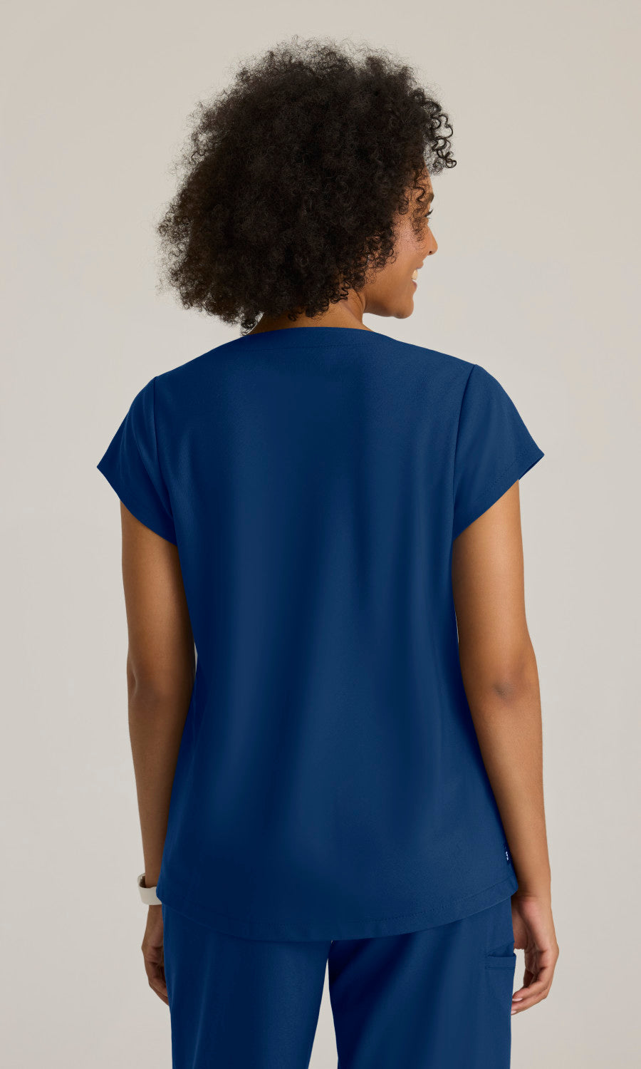 Grey's Anatomy Stretch GRST246 Marisol Scrub Top Indigo