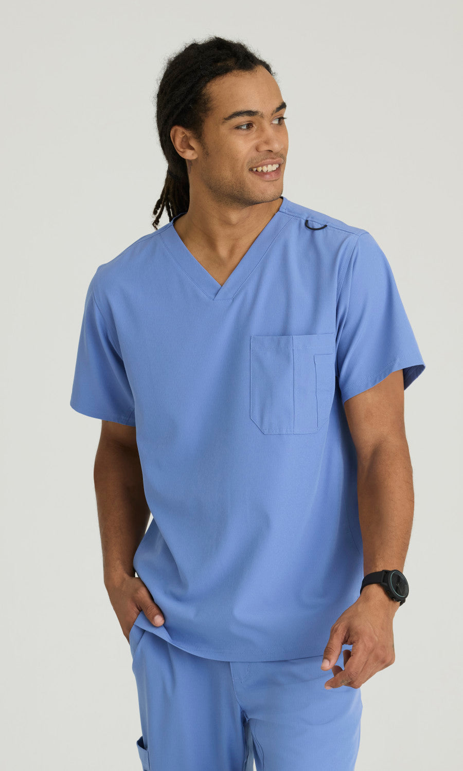 Skechers SK0112 Structure Scrub Top Ciel Blue