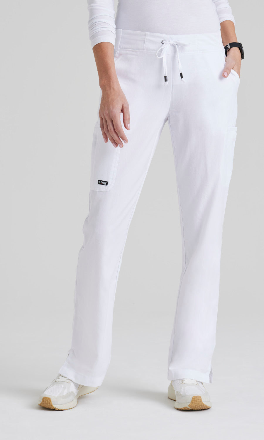 Grey's Anatomy 4277 Mia Scrub Pants White