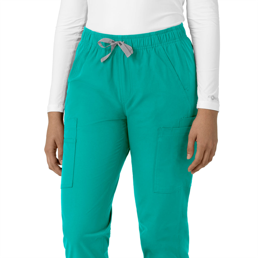 Force Essentials C51213 Straight Leg Scrub Pants Teal Blue
