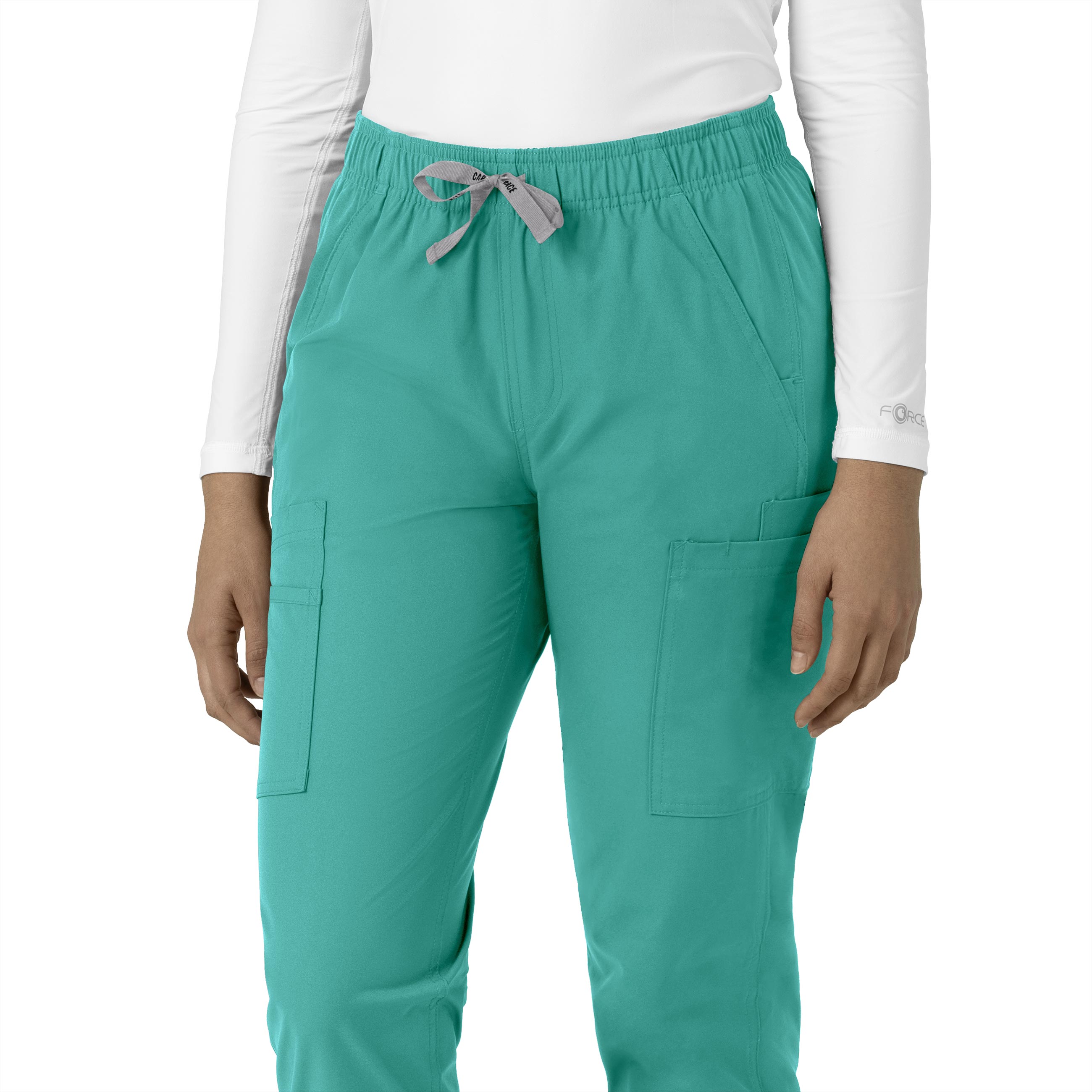 Force Essentials C51213 Straight Leg Scrub Pants Teal Blue