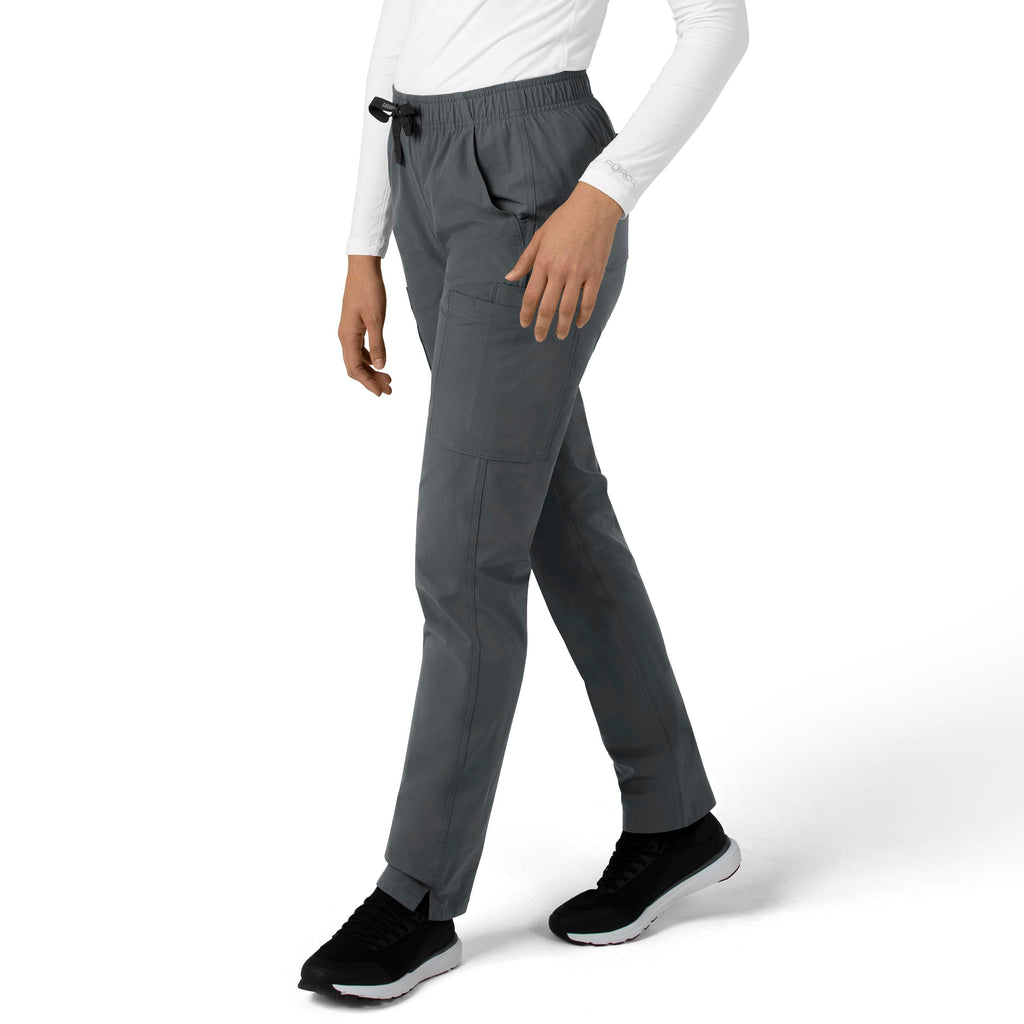 Force Essentials C51213 Straight Leg Scrub Pants Pewter