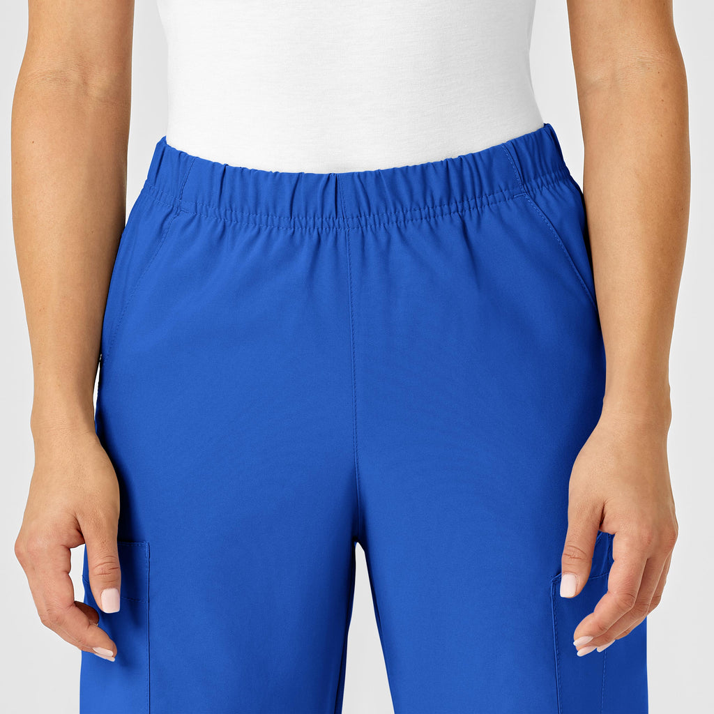 W123 5855 Unisex Multi-Cargo Scrub Pants Royal