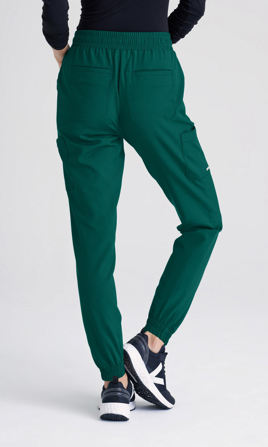 Grey's Anatomy Evolve GSSP625 Terra Scrub Joggers Hunter Green