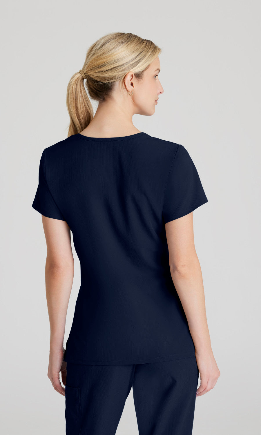 Skechers SK102 Reliance Scrub Top Navy