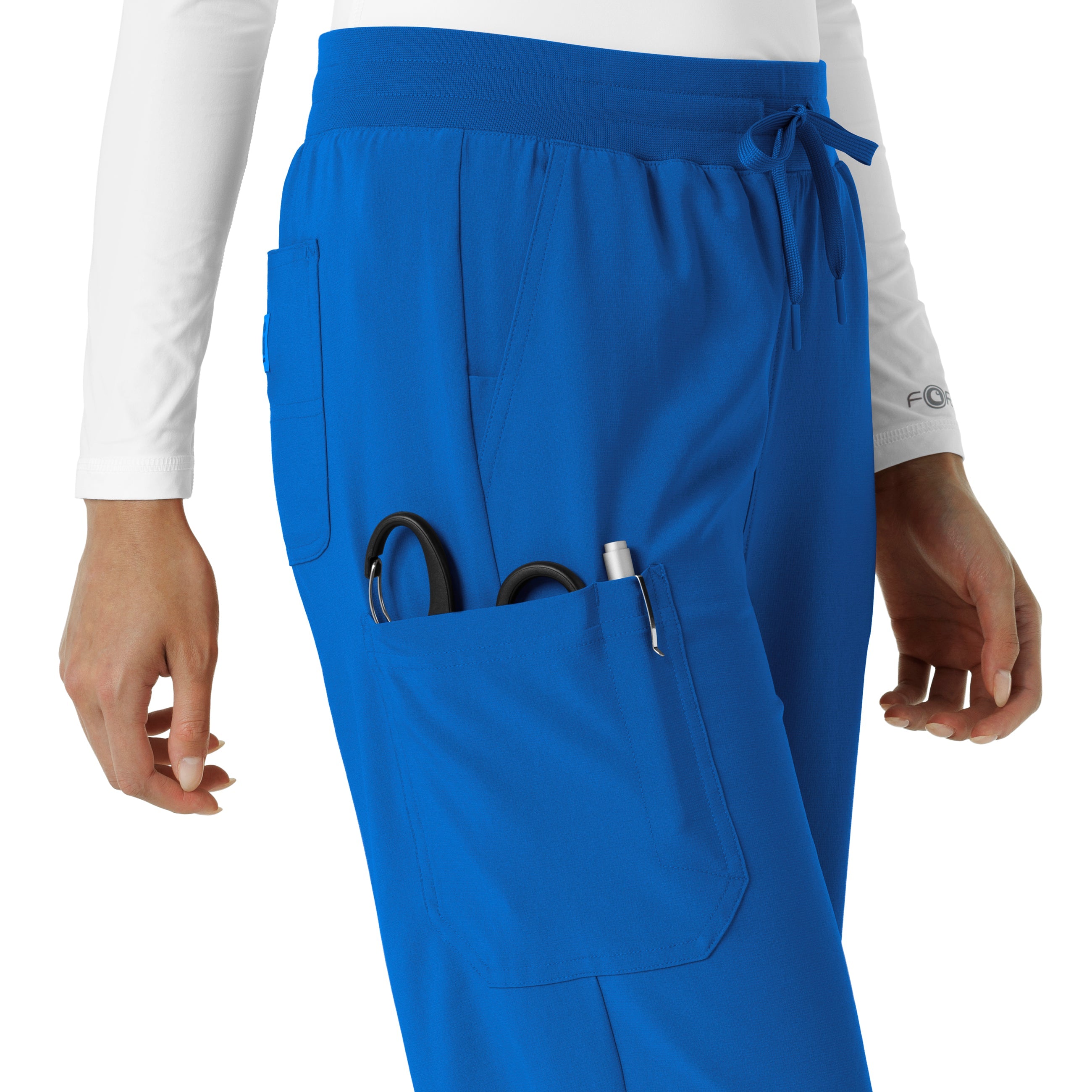 Force Cross-Flex C53310 Boot Cut Scrub Pants Royal