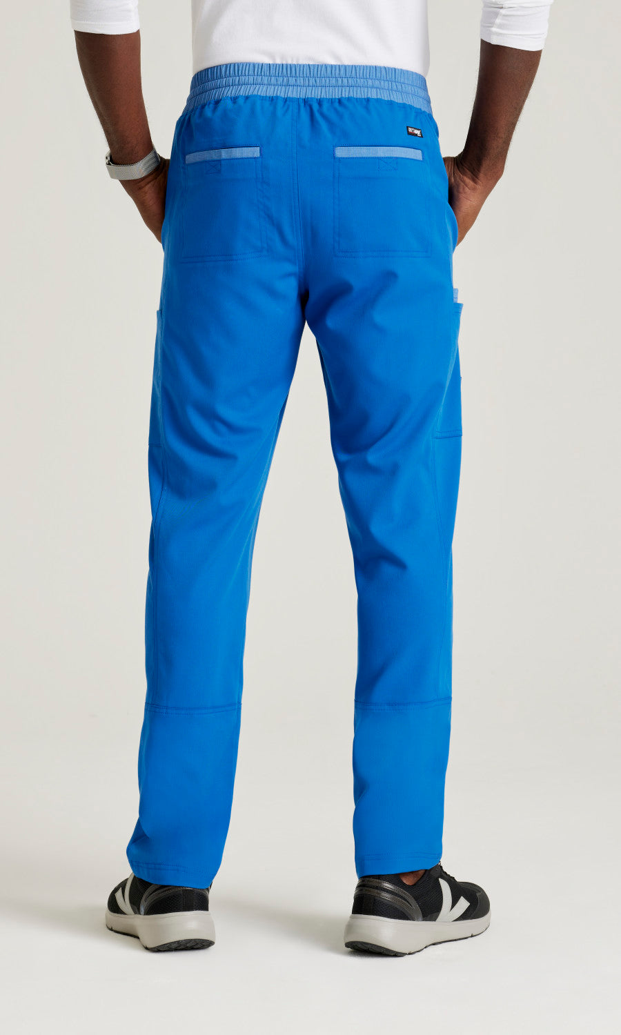 Grey's Anatomy Spandex Stretch GRSP641 Nathan Scrub Pants New Royal