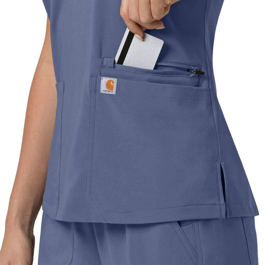 Force Cross-Flex C13210 Flex Panel V-Neck Scrub Top Riverside