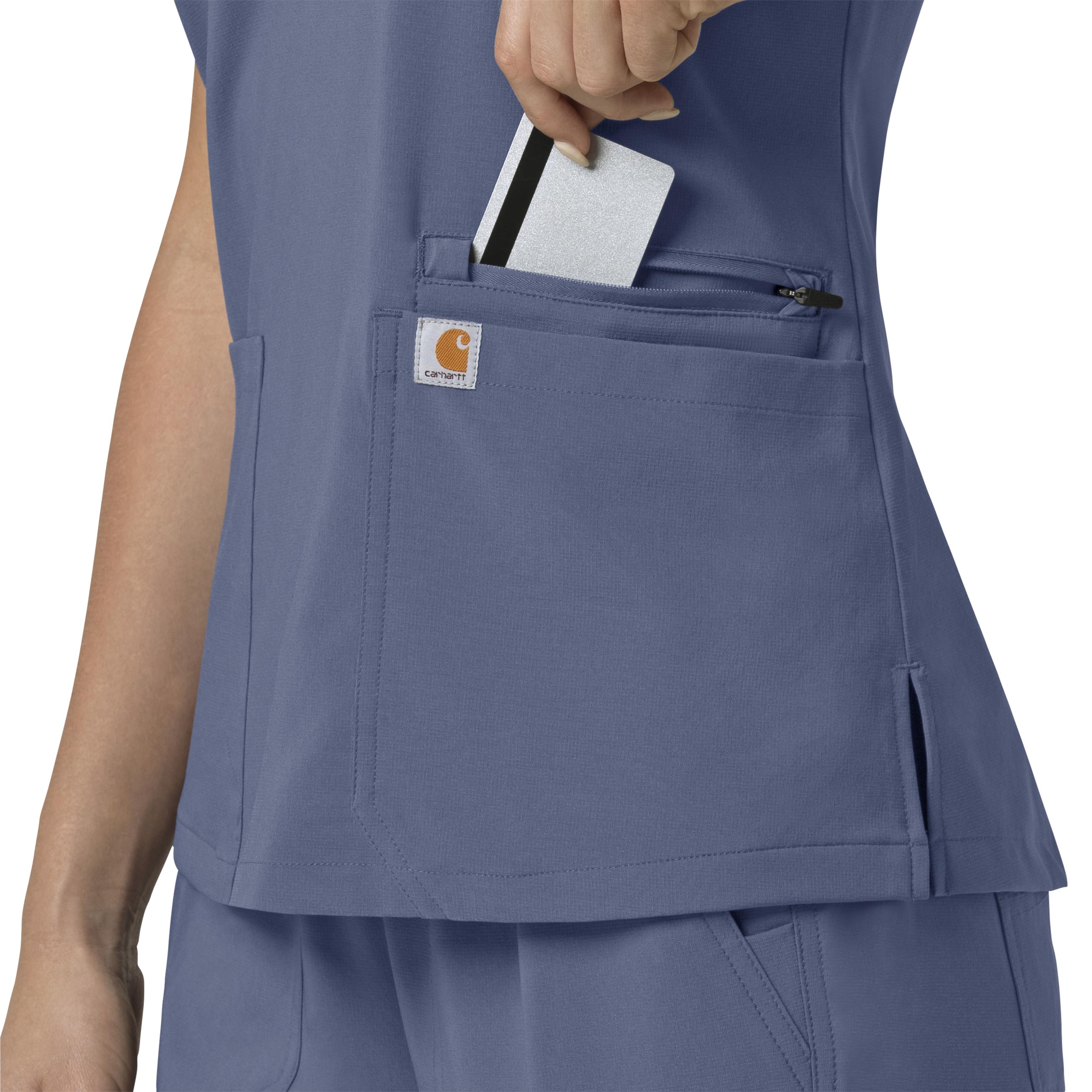 Force Cross-Flex C13210 Flex Panel V-Neck Scrub Top Riverside
