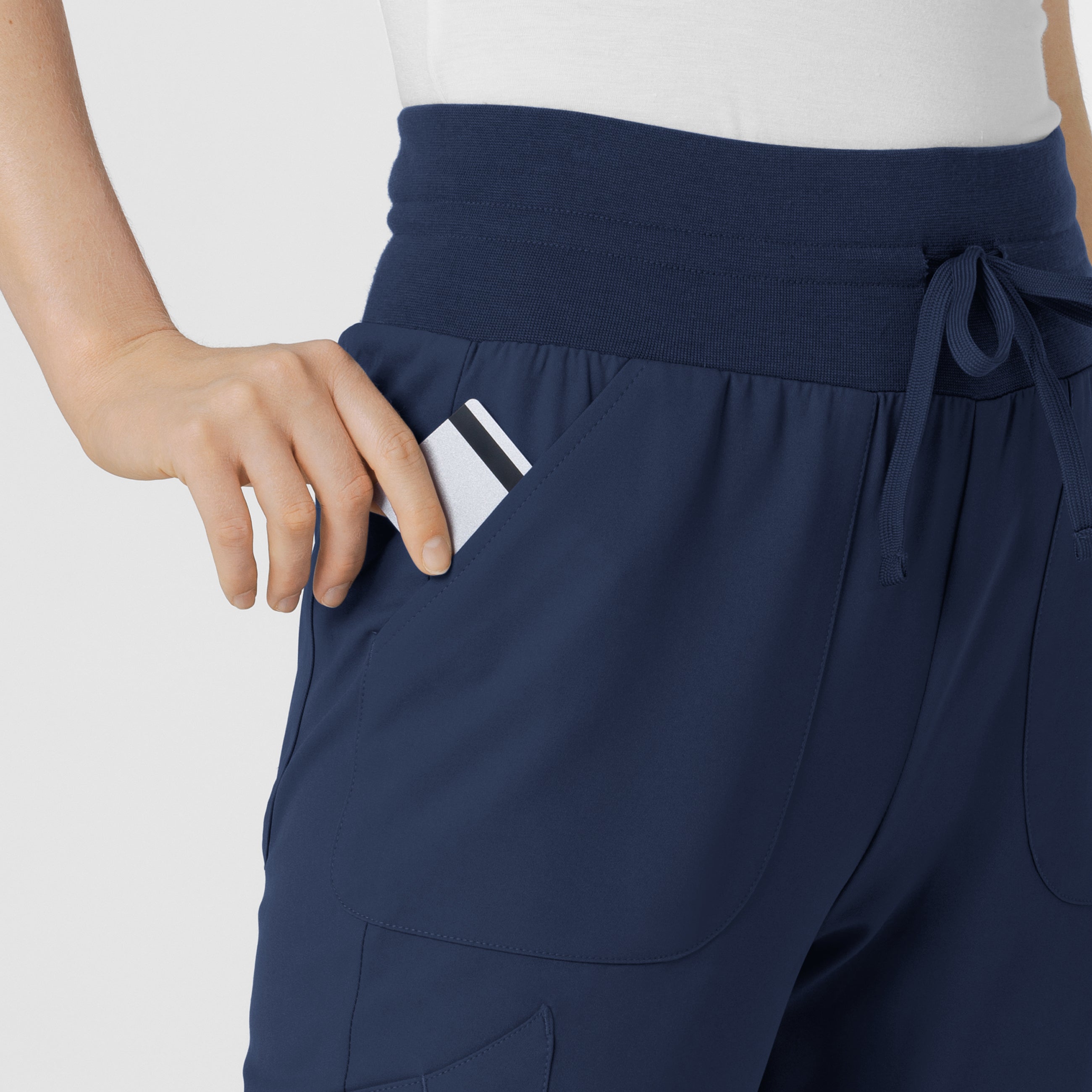 Thrive 5522 Convertible Stirrup Jogger Scrub Pants Navy