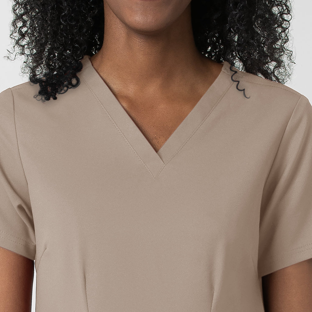 Thrive 6122 Fitted 3-Pocket V-Neck Scrub Top Haze