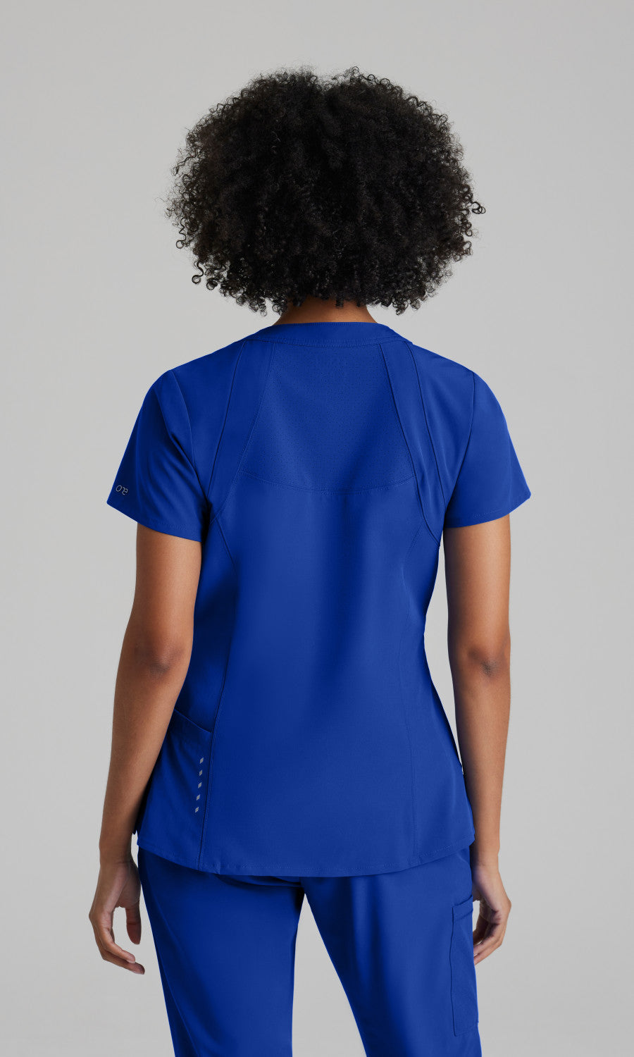 Barco One 5105 Racer Scrub Top Cobalt