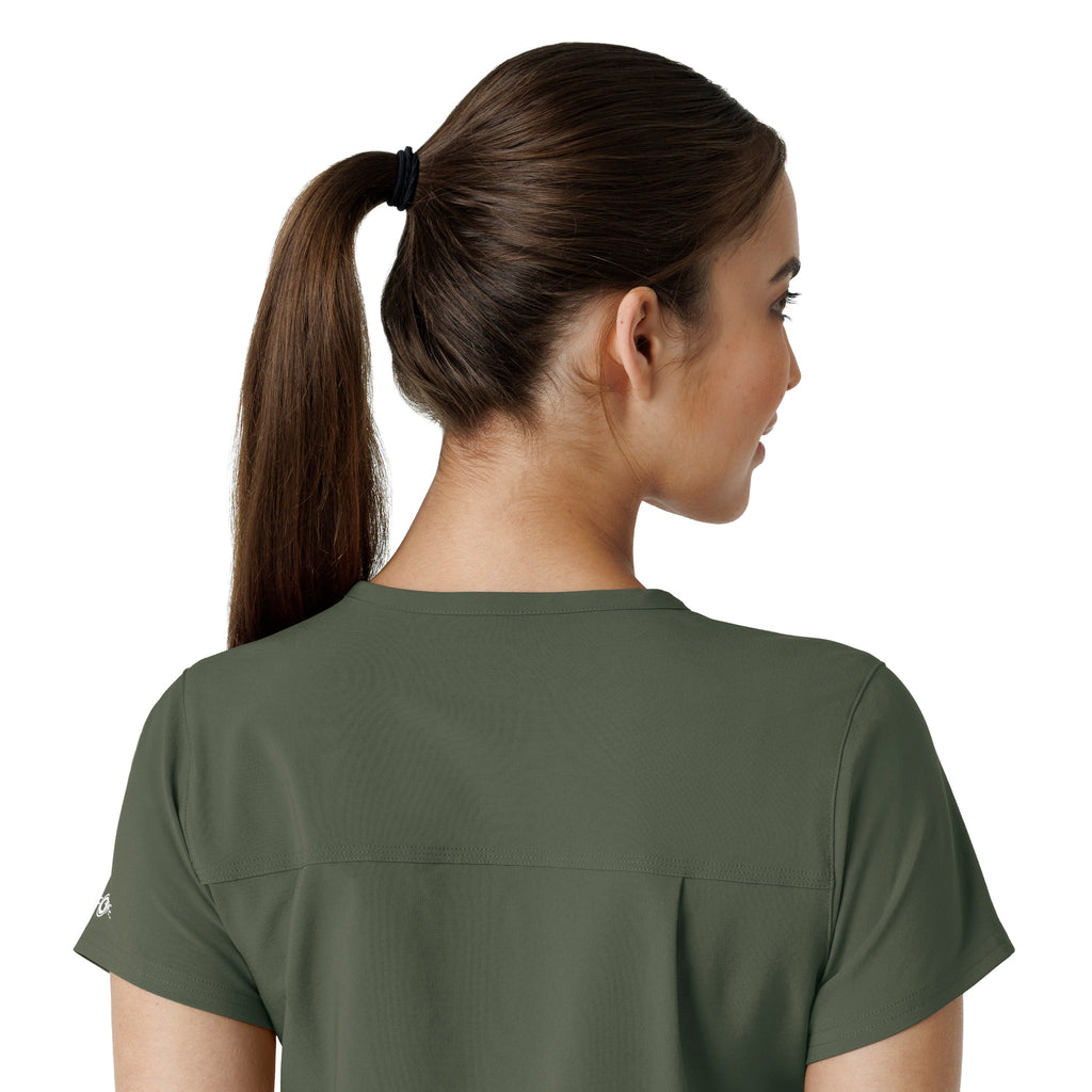 Force Cross-Flex C13410 Women's Tuck-In Scrub Top Olive