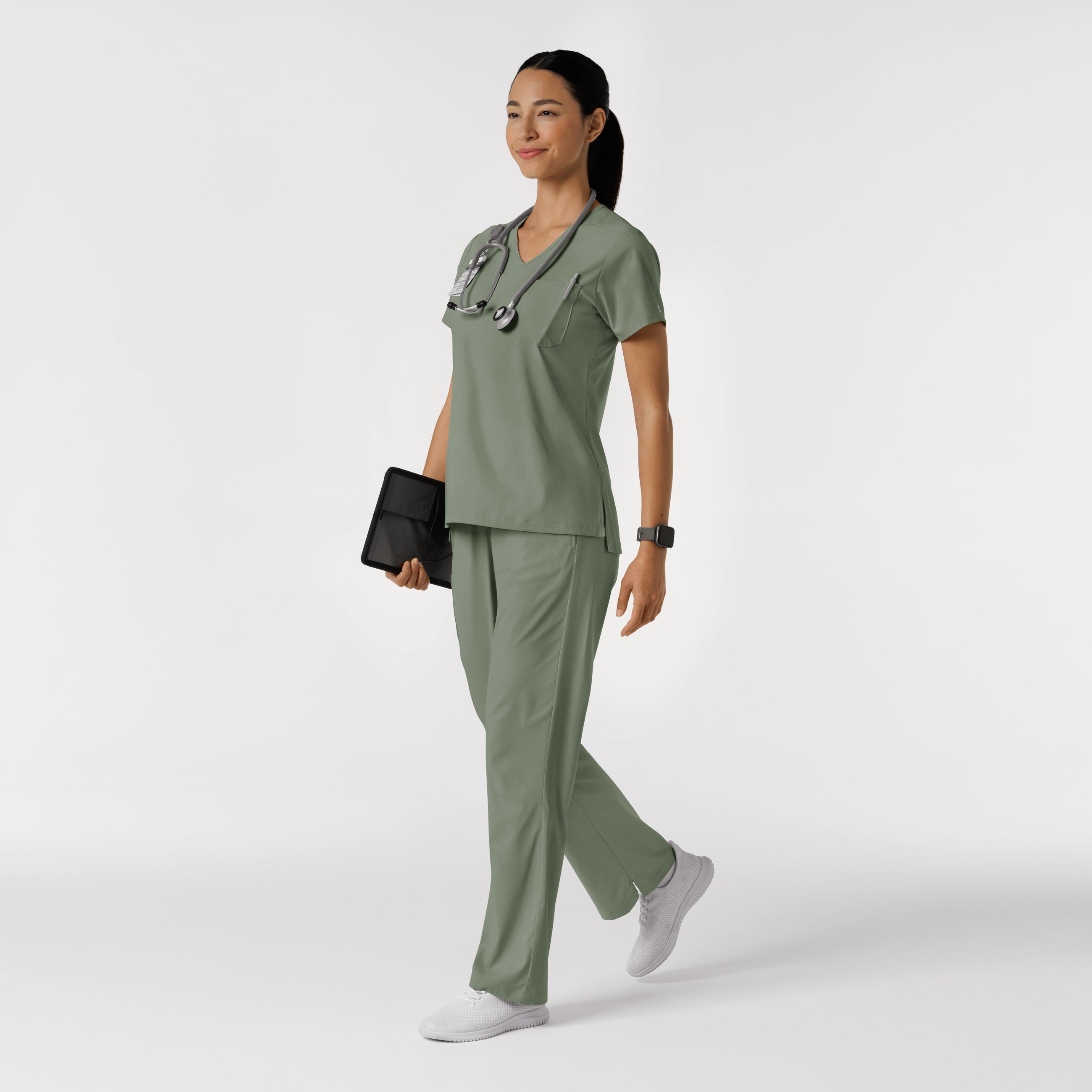 Boundless 5251 Bootcut Scrub Pants Sage