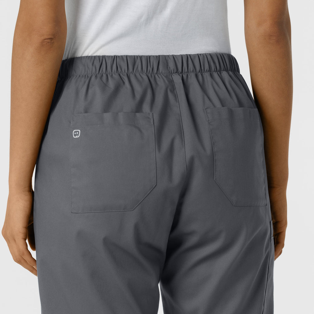 WonderWORK 506 Cargo Jogger Scrub Pants Pewter
