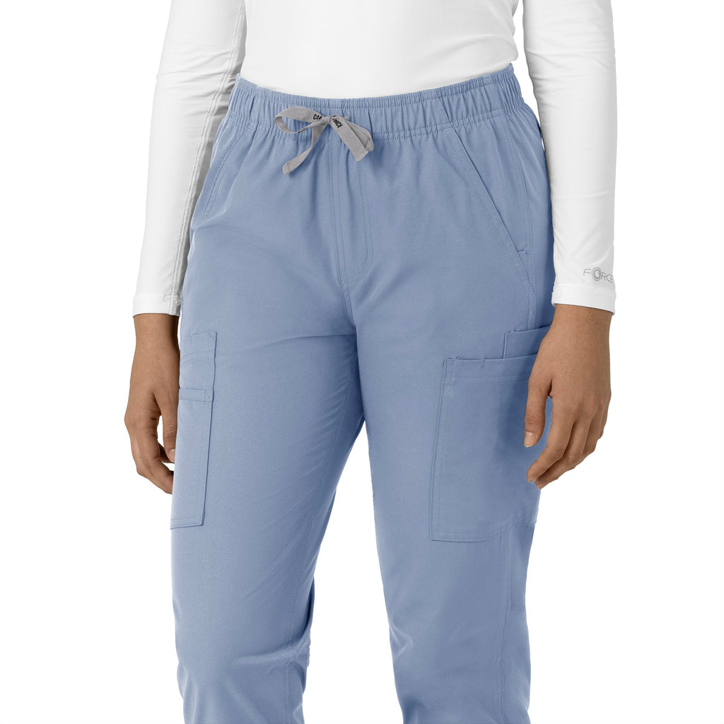 Force Essentials C51213 Straight Leg Scrub Pants Ceil Blue