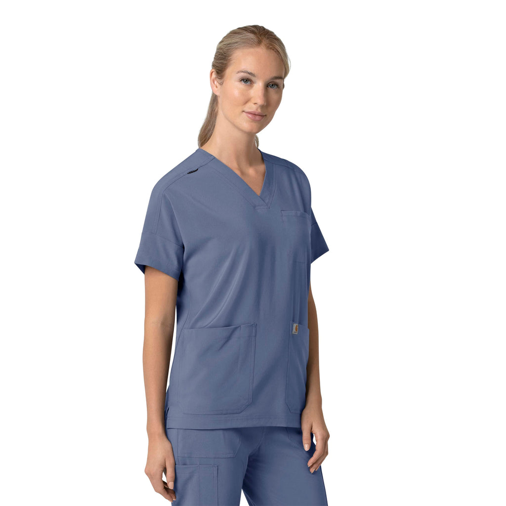 Force Cross-Flex C13110 Oversized V-Neck Scrub Top Riverside