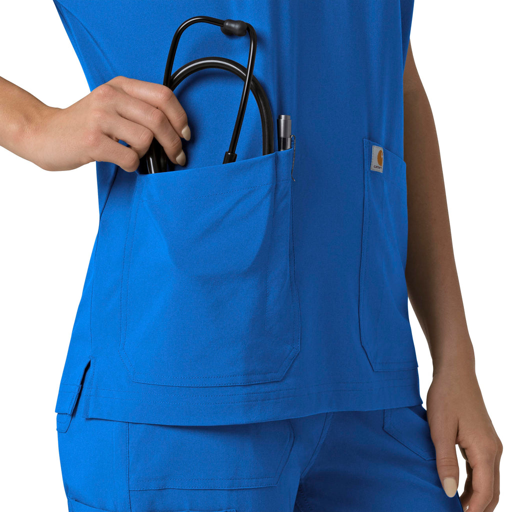 Force Cross-Flex C13110 Oversized V-Neck Scrub Top Royal