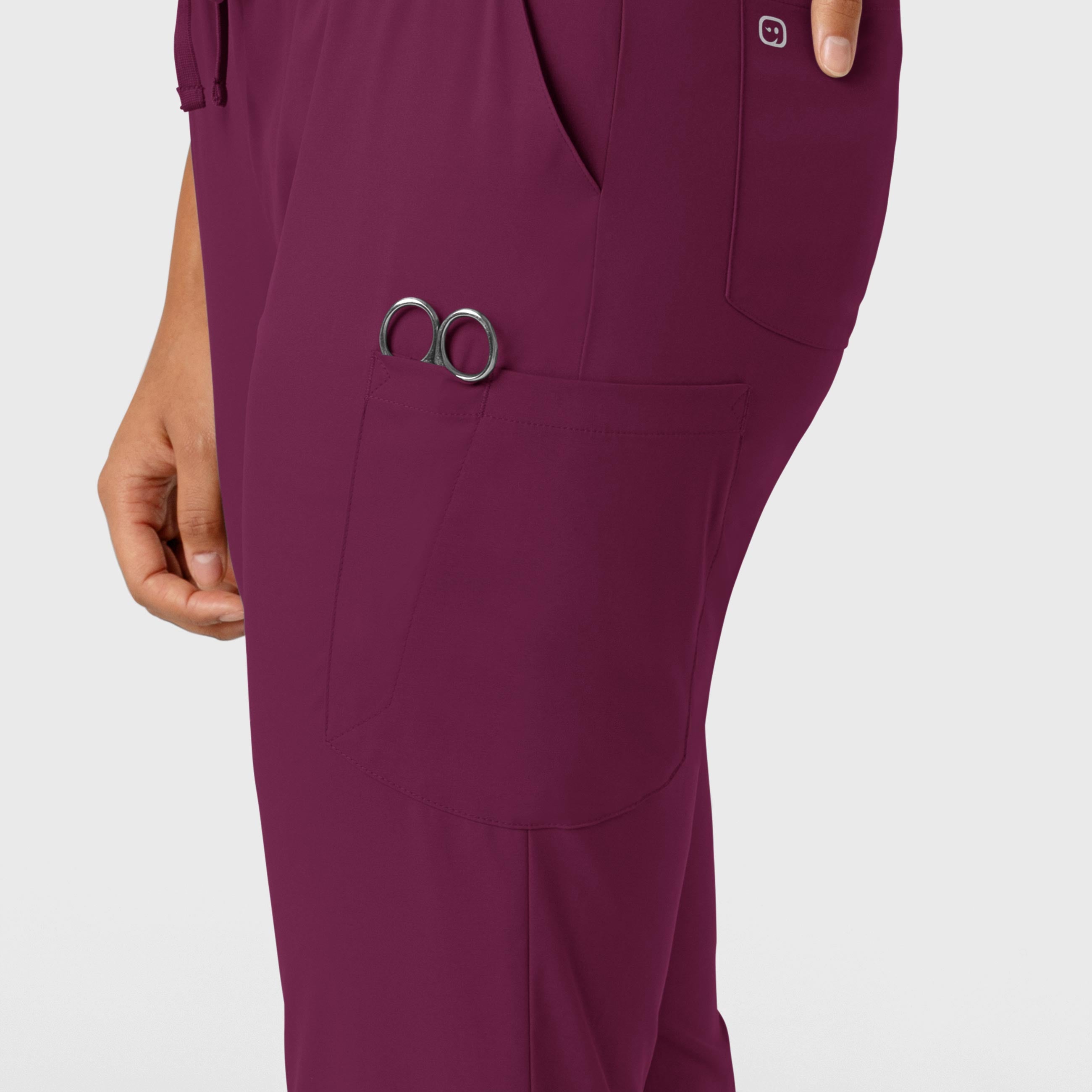 Boundless 5151 Jogger Scrub Pants Wine