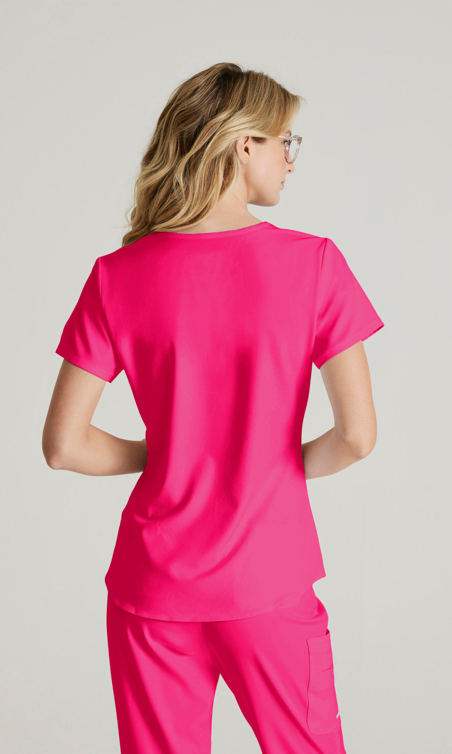 Skechers SK101 Breeze Scrub Top Vibrance Pink