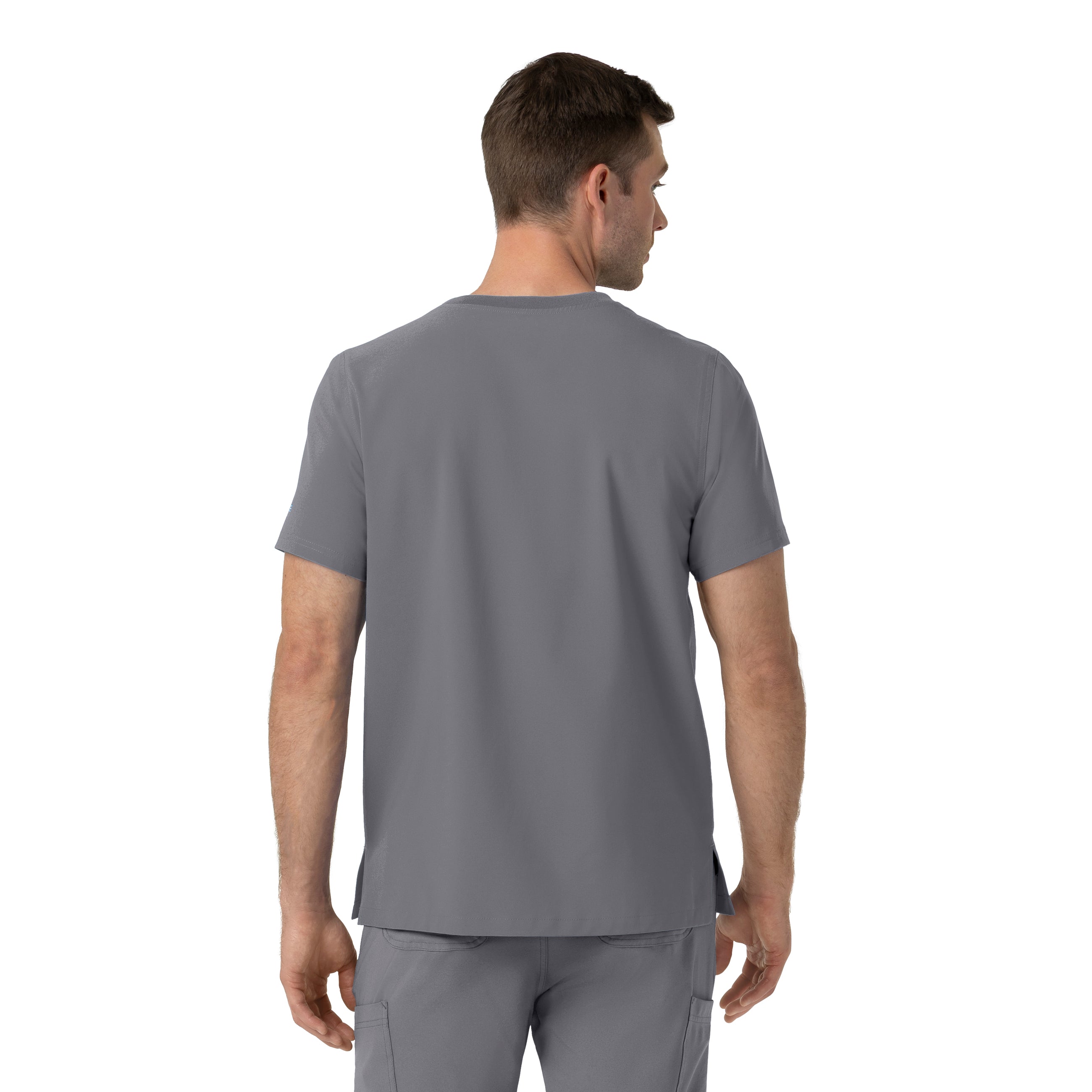 Force Cross-Flex C16510 Men's Crew Neck Scrub Top Pewter