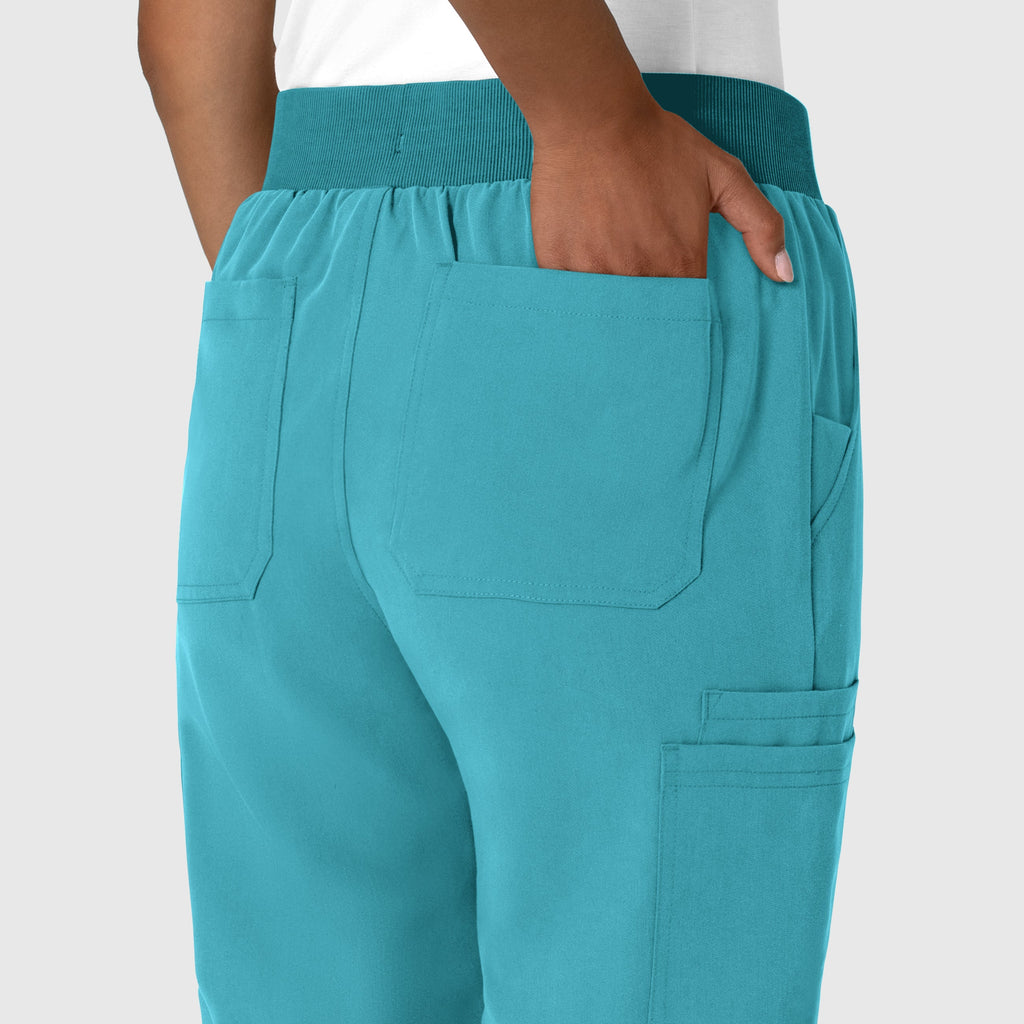Nova 5132 Jogger Utility Scrub Pants Teal Blue