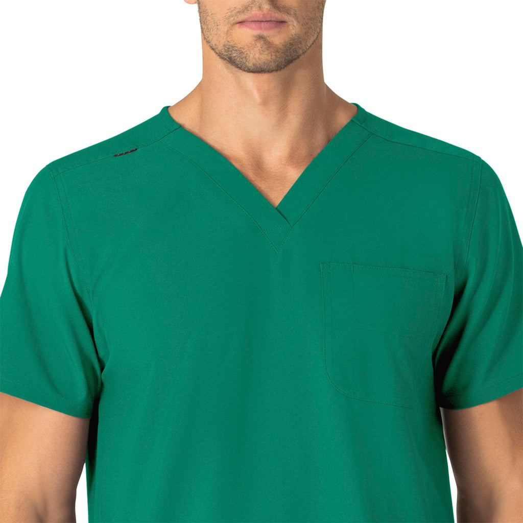 Force Essentials C15013 Unisex V-Neck 6-Pocket Scrub Top Hunter