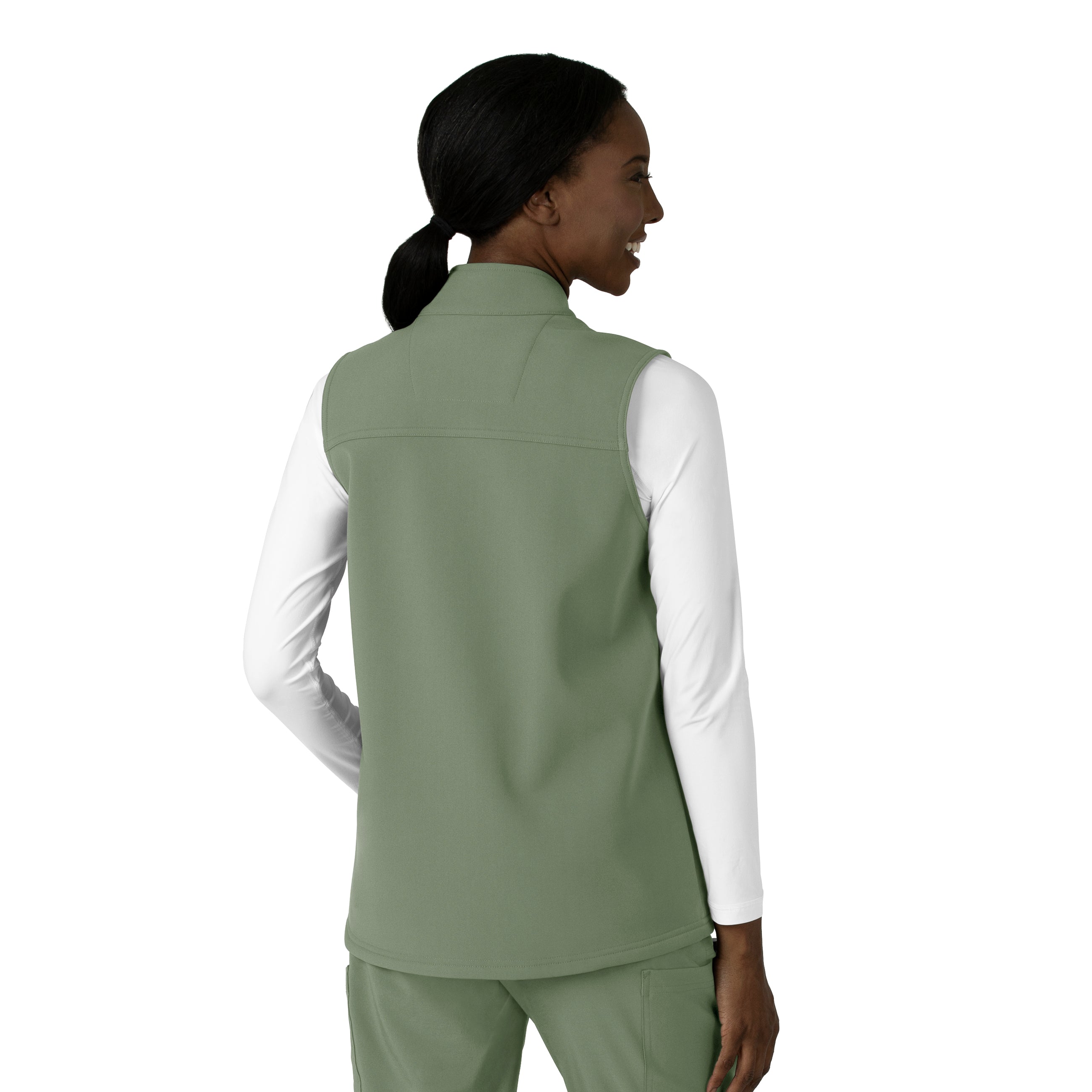 Rugged Flex C83023 Women's Bonded Fleece Vest Olive