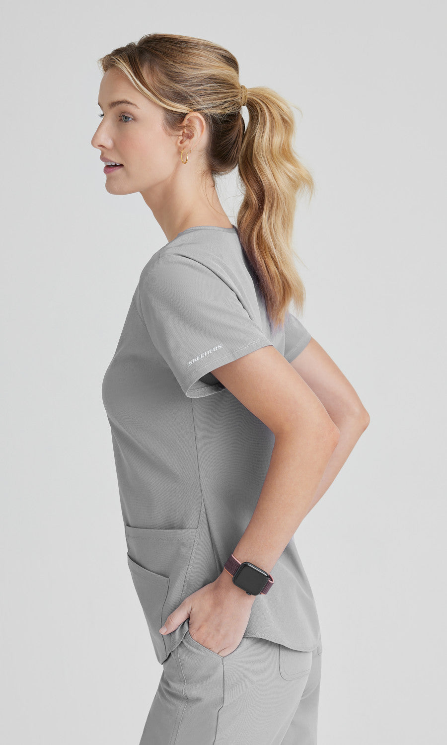 Skechers SK101 Breeze Scrub Top Moonstruck