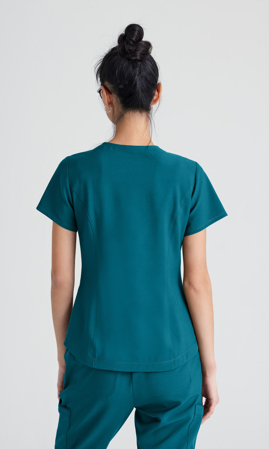 Grey's Anatomy Evolve GSST180 Rhythm Scrub Top Bahama