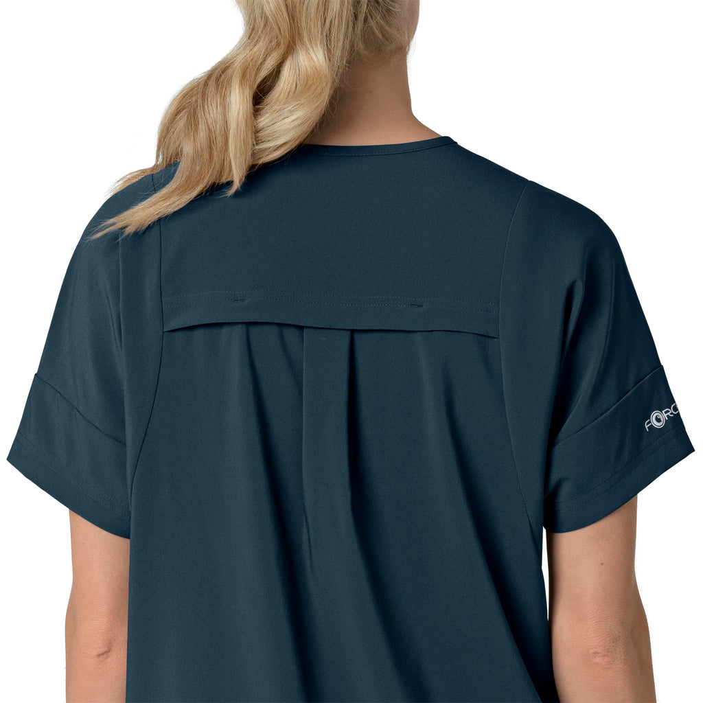 Force Cross-Flex C13110 Oversized V-Neck Scrub Top Navy