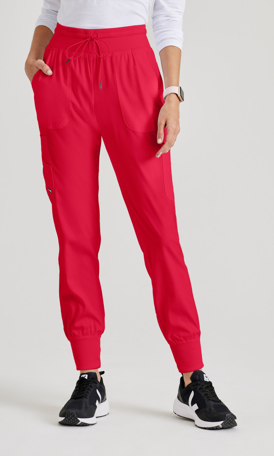 Grey's Anatomy Stretch GRSP527 Carly Jogger Scarlet Red
