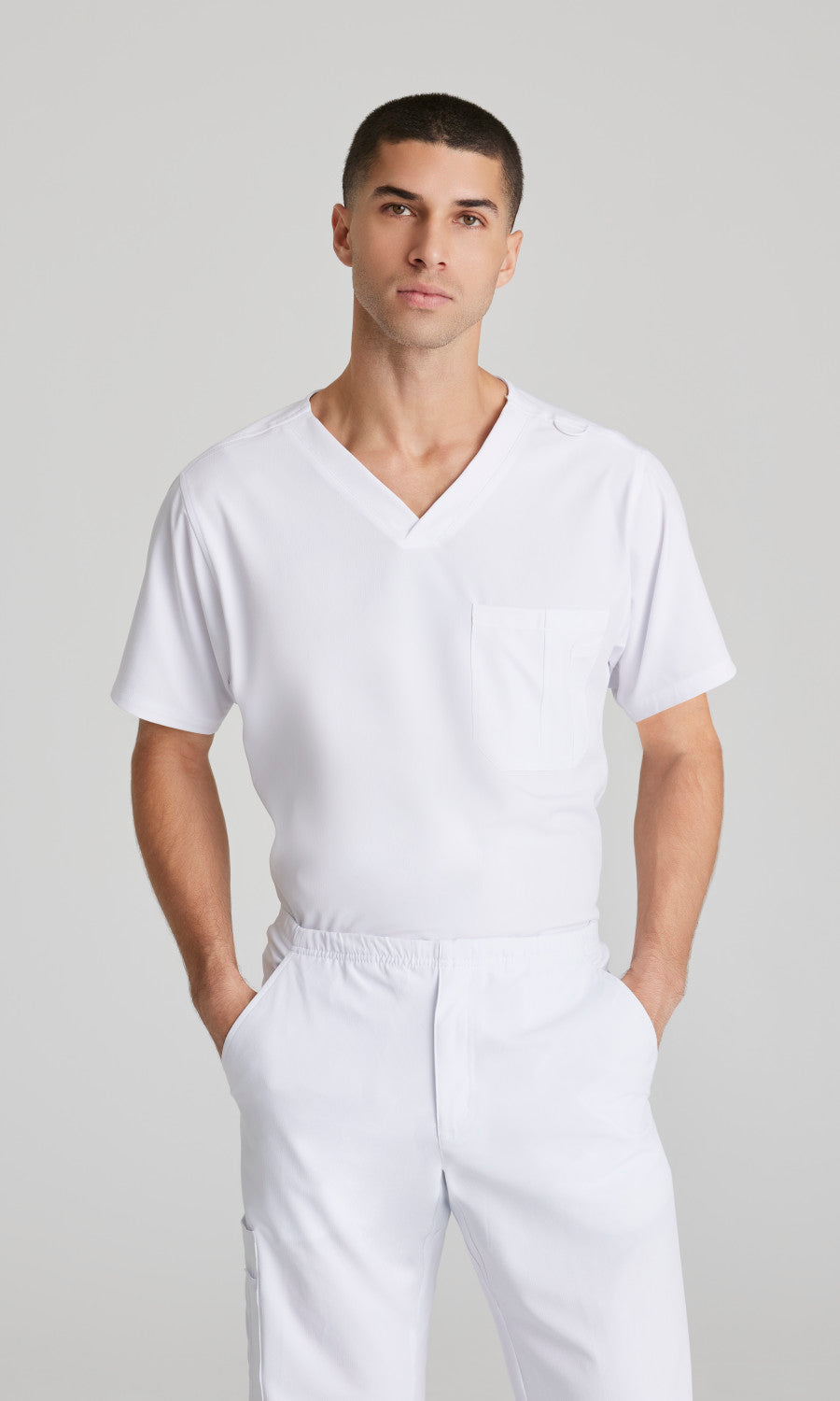 Skechers SK0112 Structure Scrub Top White